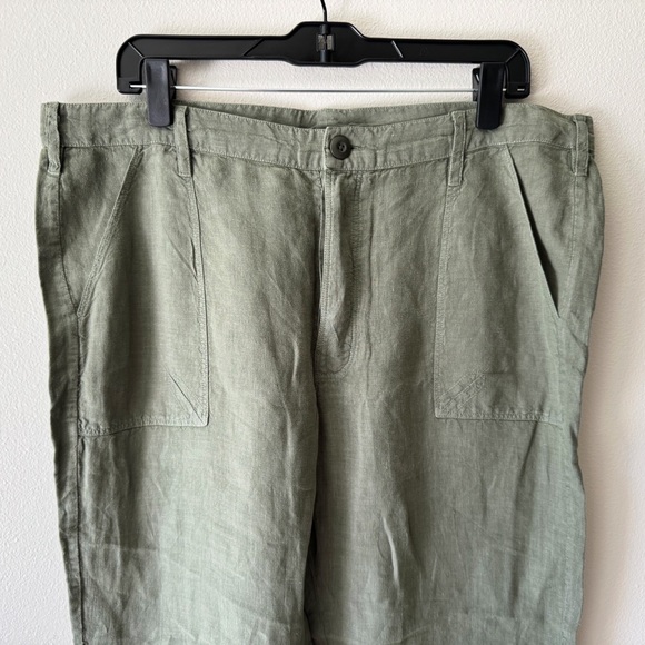 NWT Frame Le Beau Linen Pants - Picture 5 of 13